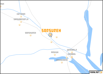 map of Sar Sūreh