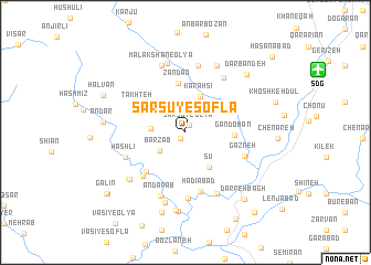 map of Sarsū-ye Soflá