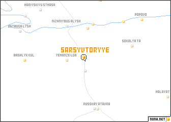 map of Sarsy Vtoryye