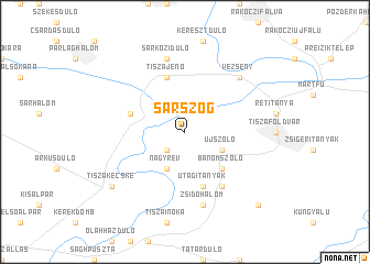 map of Sárszög