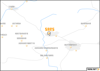 map of Sars