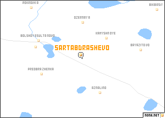 map of Sart-Abdrashevo