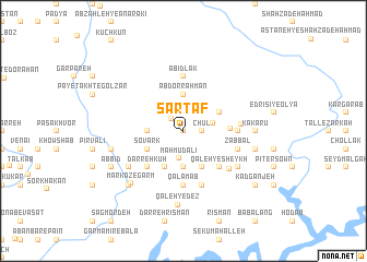 map of Sar Tāf