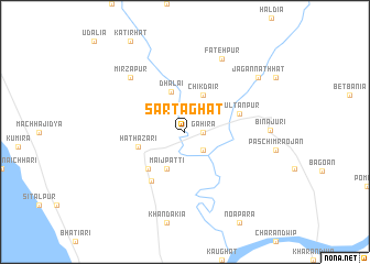 map of Sarta Ghāt