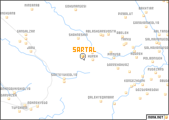 map of Sartal