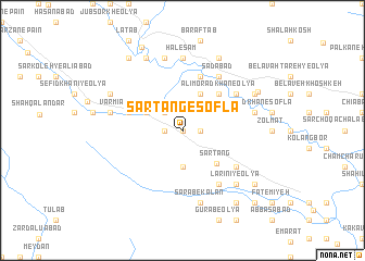 map of Sartang-e Soflá