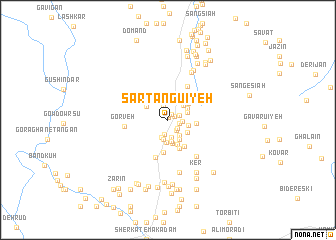 map of Sartangū\