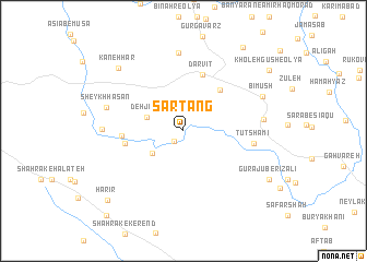 map of Sartang