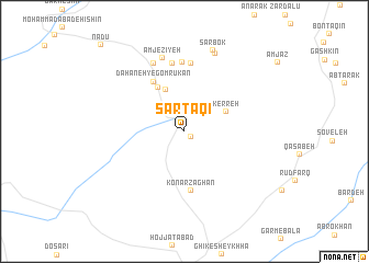 map of Sarţāqī