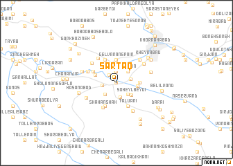 map of Sar Ţāq