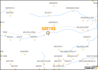 map of Sartăş