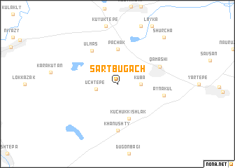 map of Sartbugach