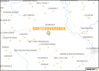 map of Sart Cross Roads