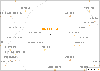 map of Sartenejo