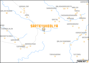 map of Sar Teyūk-e ‘Olyā