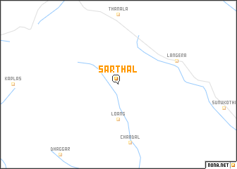 map of Sarthal