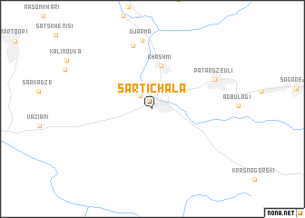 map of Sartʼichala