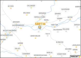 map of Sartik