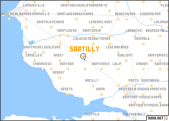 map of Sartilly