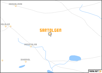 map of Sartolʼgen