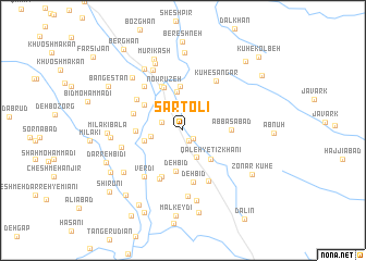 map of Sartolī