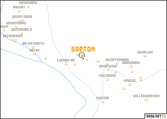 map of Sar Tom