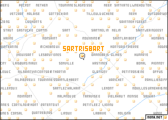 map of Sart Risbart