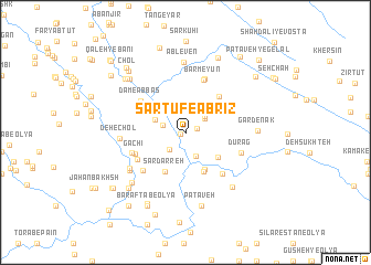 map of Sarţūf-e Ābrīz