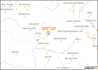 map of Sarţūf