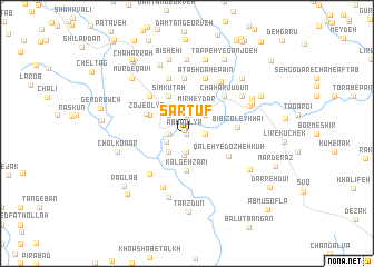 map of Sarţūf