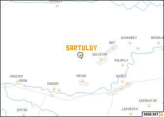 map of Sart-Ul\