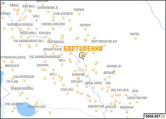 map of Sar Tūrehhā