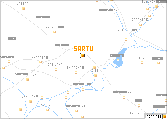 map of Sartū