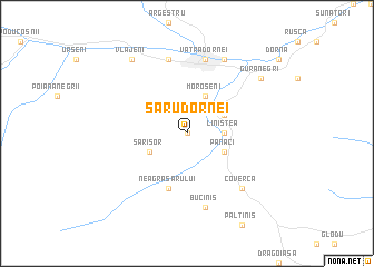 map of Şaru Dornei