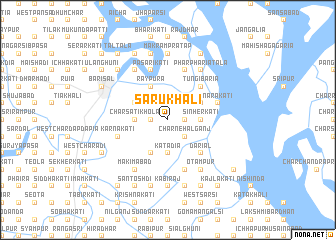 map of Sārukhāli