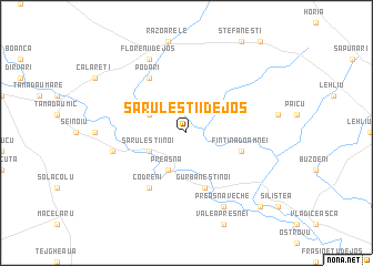 map of Săruleştii de Jos