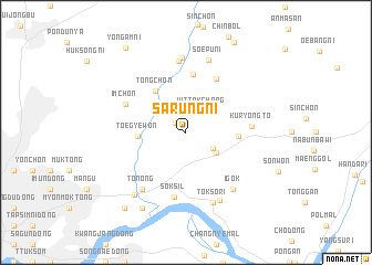 map of Sarŭng-ni