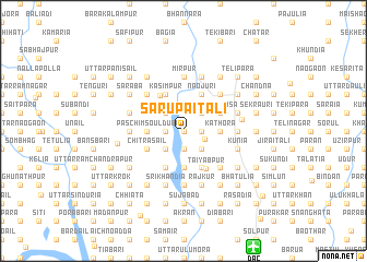 map of Sarupāitali