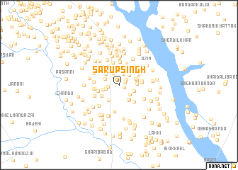 map of Sarūp Singh
