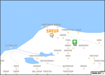 map of Sårup