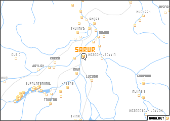 map of Sarūr