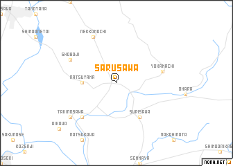 map of Sarusawa