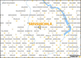 map of Sarusuāchhla