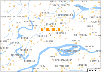 map of Saruwāla