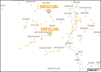 map of Saruzjāl