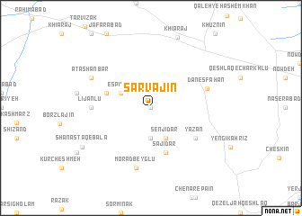 map of Sarvājīn