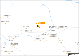 map of Sarvak