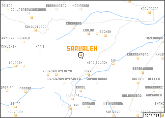 map of Sarvāleh