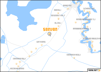 map of Sarvan