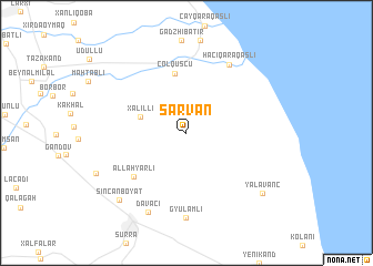 map of Sarvan